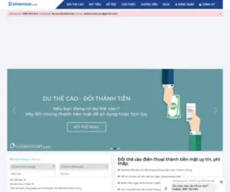 Doitienmat.com(đổi thẻ cào) Screenshot