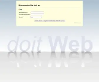 Doitweb.de(Doit-Web Systemanmeldung) Screenshot