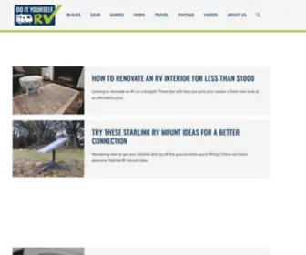 Doityourselfrv.com(RV Tips and Ideas for the DIYRVer) Screenshot