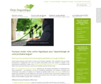 Dojolinguistique.com(Dojo Linguistique) Screenshot