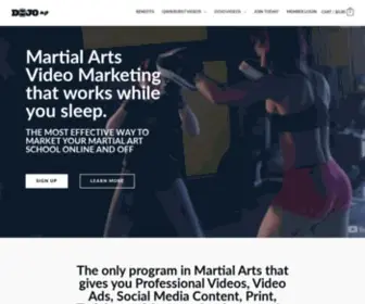 Dojomuscleup.com(The Future Of Martial Arts Marketing) Screenshot