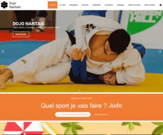 Dojonantais.com(Dojo Nantais) Screenshot