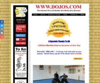 Dojos.com(Chinese and Asian Martial Arts) Screenshot