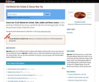 Dojos.info(Martial Arts Schools in Dojo Directory) Screenshot