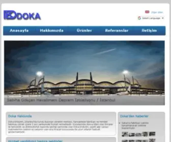 Dokaendustri.com.tr(Doka Endüstri Ltd) Screenshot