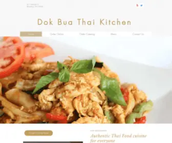 Dokbuabrookline.com(Authentic Thai Food) Screenshot