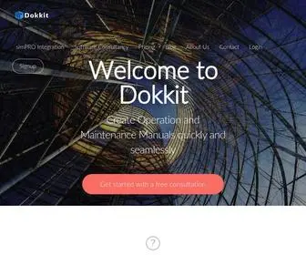 Dokkit.co.uk(Automated construction compliance documents) Screenshot