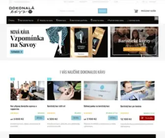 Dokonalakava.cz(E-shop a prodejna v Brně s čerstvou kávou a potřebami pro baristy ☕) Screenshot