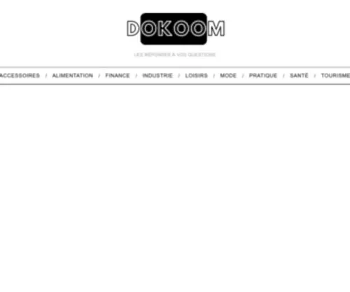 Dokoom.com(Les réponses à vos questions) Screenshot