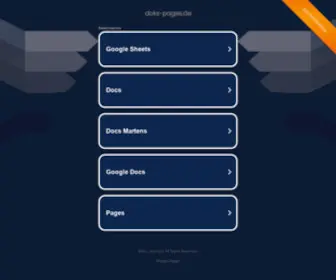 Doks-Pages.de(This domain may be for sale) Screenshot