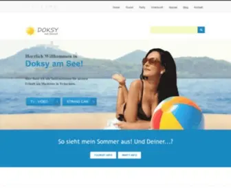 Doksy.de(Tourist-Info für deutschsprachige Urlauber) Screenshot