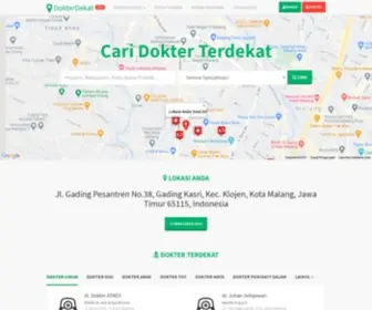 Dokterdekat.com(Cari dan Temukan Praktik Dokter Terdekat) Screenshot