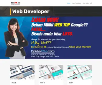 Dokterpim.com(Digital Marketing Top 10 Google Top Ten di Google Adwords Promo Web Bisnis) Screenshot