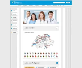 Doktor.ch(Aerzte-Verzeichnis Schweiz) Screenshot