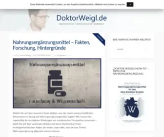 Doktorweigl.de(Ratgeber-Seite für Patienten von Dr) Screenshot