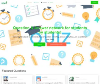 Doku.tips(Question & Answer network for students by students) Screenshot