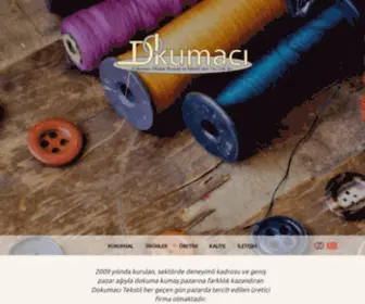 Dokumacitekstil.com(Dokumac) Screenshot