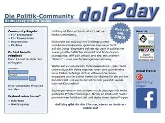 Dol2Day-EV.de(Die Politik) Screenshot