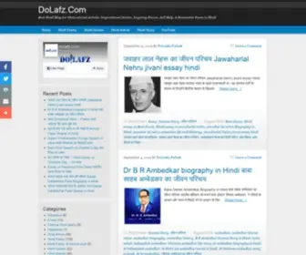 Dolafz.com(Best Hindi Blog for Motivational Articles) Screenshot