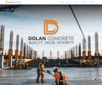 Dolanconcrete.com(Quality Value Integrity) Screenshot