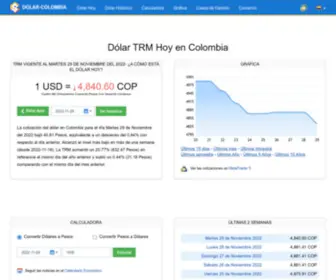 Dolar-Colombia.com(Dólar) Screenshot