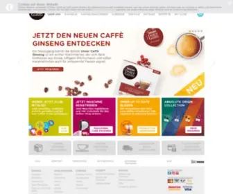 Dolce-Gusto.de(Exklusiver Kaffeegenuss) Screenshot