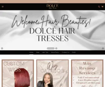 Dolcehairtresses.com(Dolcé) Screenshot