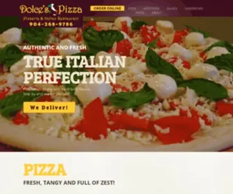 Dolcespizzajax.com(Dolce's Pizza and Italian Restaurant) Screenshot