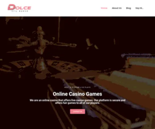 Dolcestilnuovo.com(Multidisciplinary design studio) Screenshot