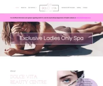 Dolcevitabeautycentre.co.za(Dolce Vita Beauty Centre) Screenshot