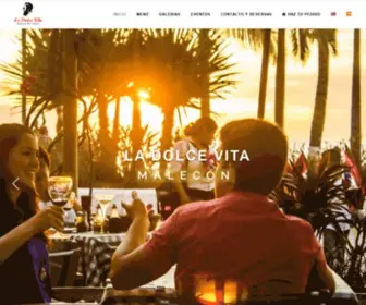 Dolcevita.com.mx(Restaurante Italiano) Screenshot