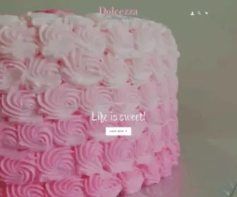 Dolcezzacakes.com(Dolcezza Cakes) Screenshot