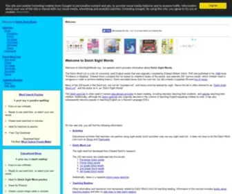 Dolchsightwords.org Screenshot