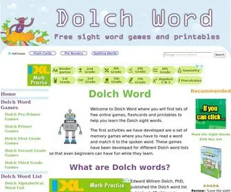Dolchword.net(Free sight word games and printables) Screenshot