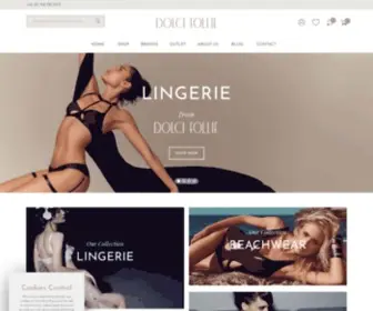 Dolcifollie.co.uk(Discover the beautiful designs of Dolci Follie; a luxury lingerie London brand) Screenshot