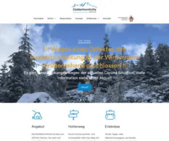 Doldenhornhuette.com(Doldenhornhütte) Screenshot