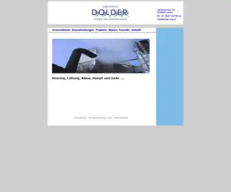 Dolder-ING.ch(Ingenieurbüro Dolder) Screenshot