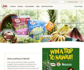 Dole.com(Fresh bananas) Screenshot