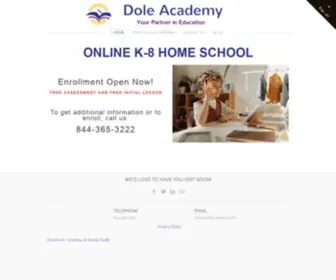 Doleacademy.com(Dole Academy) Screenshot