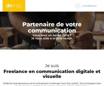 Dolengo.fr(Freelance en création de sites web vitrine et e) Screenshot