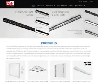 Dolight-Led.com(Manufacturer Of LED Panel & Linear Led Lighting Etc) Screenshot