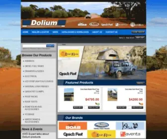 Dolium.com.au(Automotive Electrical &amp; 4WD Accessories) Screenshot