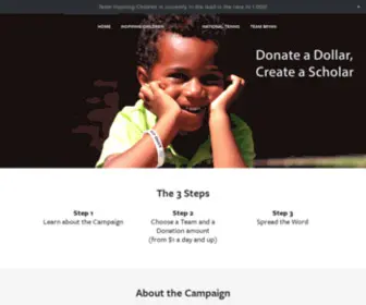 Dollaradaycampaign.org(Dollar a Day) Screenshot