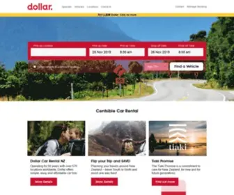 Dollarcarrental.co.nz(Car and Vehicle Hire NZ) Screenshot