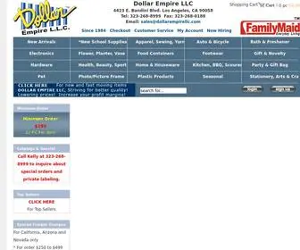 Dollarempirellc.com(Wholesale 99 cents Items) Screenshot