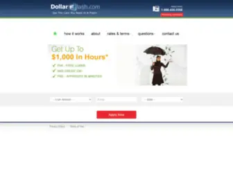 Dollarflash.com(Quick Payday Cash Advance Loans Apply For Payday Loan Online Get Fast & Instant Faxless Payday Loans) Screenshot
