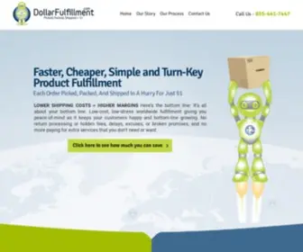 Dollarfulfillment.com(Fulfillment Service) Screenshot
