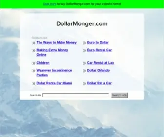 Dollarmonger.com(Dollar Monger) Screenshot