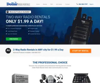 Dollarradiorentals.com(Dollar Radio Rentals) Screenshot