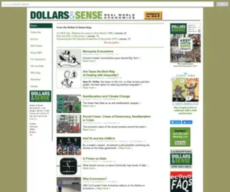 Dollarsandsense.org(Dollars and Sense) Screenshot